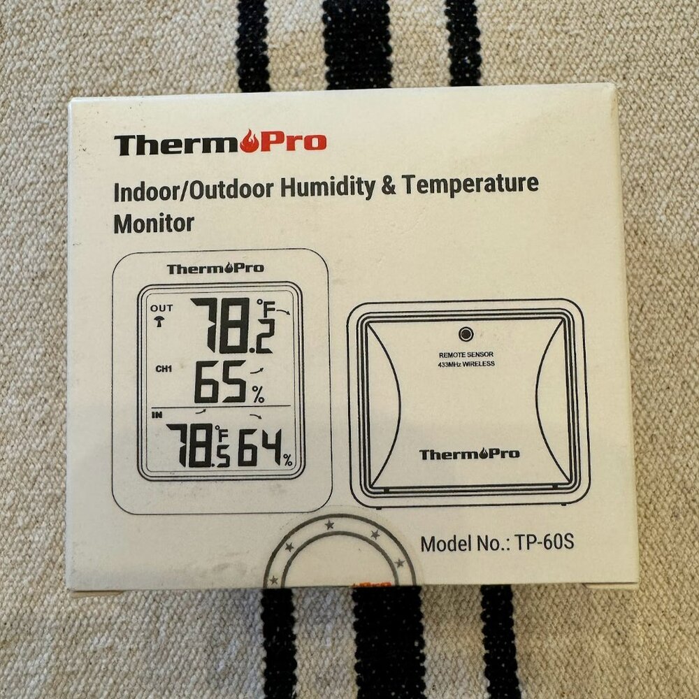 Therm Pro Indoor/Outdoor Humidity & Temperature Monitor #TP-60S